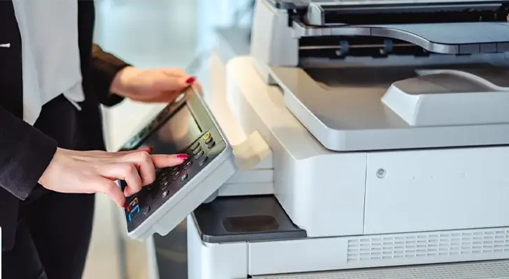 علت خط  افقی پرینتر روی کاغذ