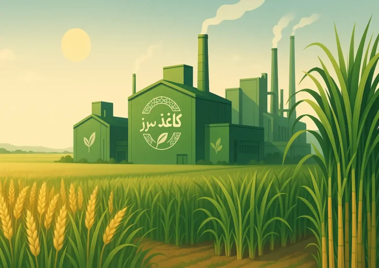 تولید کاغذ از ضایعات کشاورزی