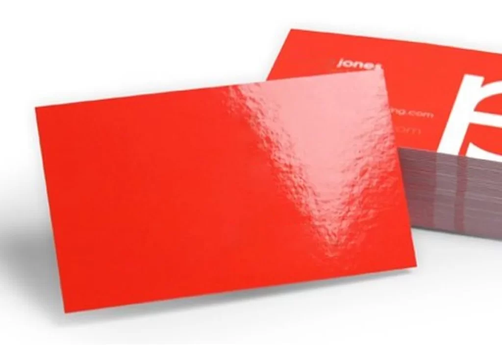 لمینت براق روی کاغذ و مقوا