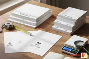 انواع گرماژ و سایز کاغذ تحریر